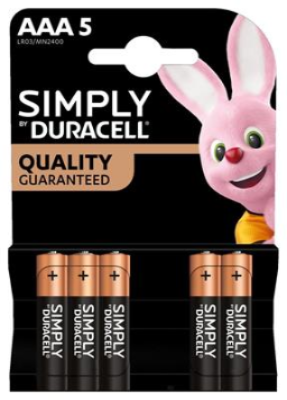 DURACELL SIMPLY MINISTILO AAA 5PZ       