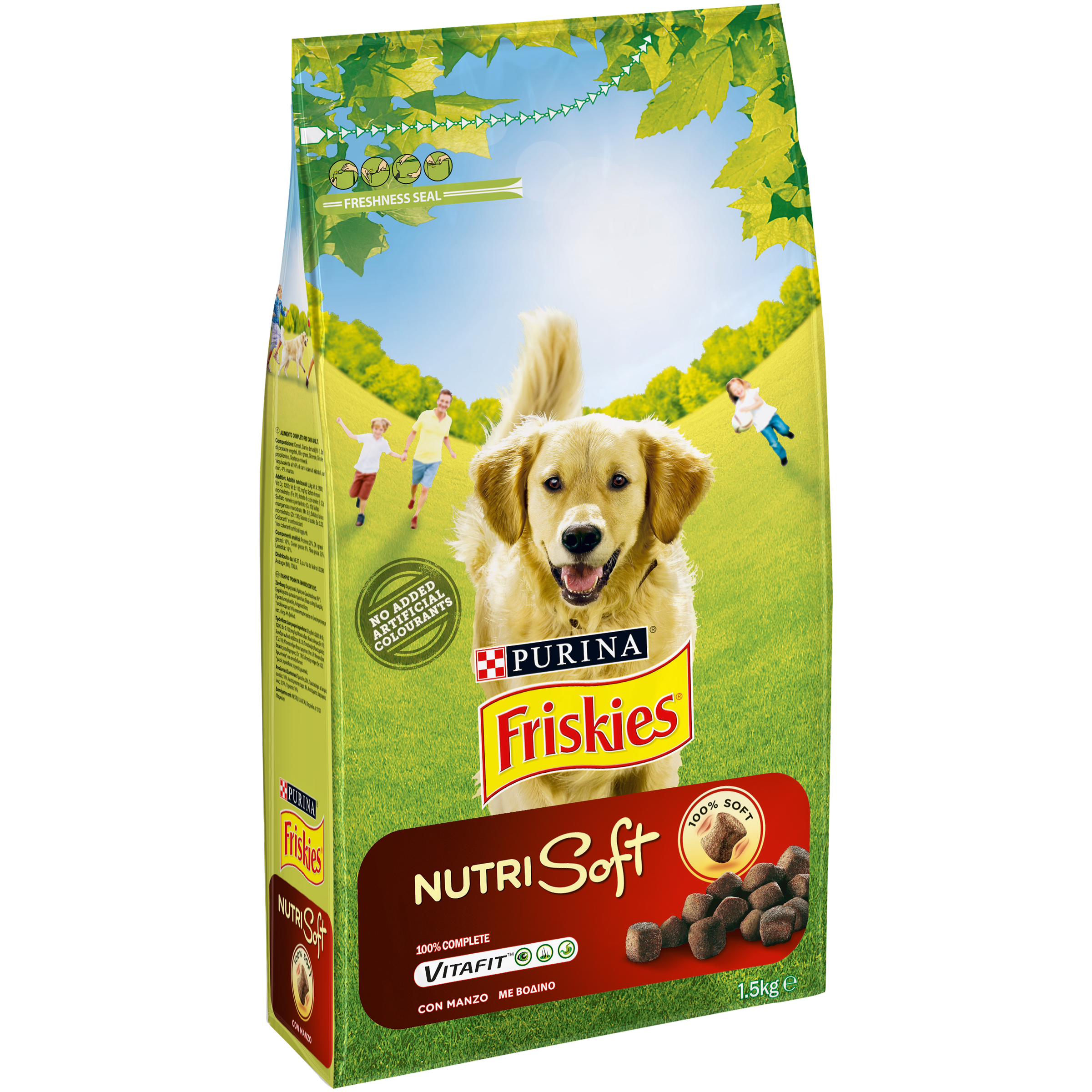 FRISKIES DOG NUTRI SOFT 1,5KG MANZO     